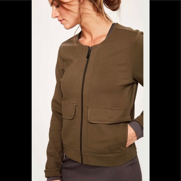 Lole Jackets & Blazers - Lole Crewneck fitted jacket NWOT